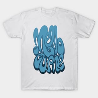 Melbourne text - Sailor Blue T-Shirt